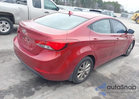 2015 Hyundai Elantra Se из США, поврежденный, VIN 5NPDH4AE3FH622762